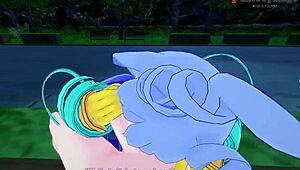 Nejire Hado Blowjob POV in Boku No Hero