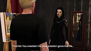 check out this mystical 3d hentai painting with monster cock