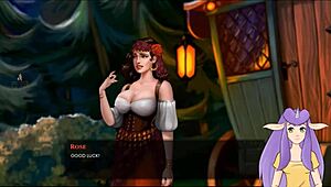 Hentai game comes alive with cartoon sex
