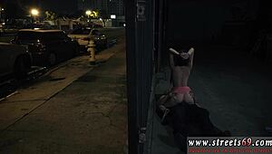 rough group makes passes at cute glasses-wearing gal