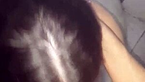 hot latina milf rides cock with panties aside