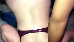 Big Booty White Whore Takes Black Dick