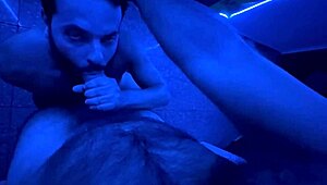 bearded man explores multiple connections in video