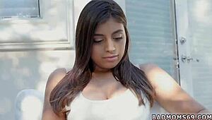 Blonde British Milf Experiences First Time Hardcore in Stepfamily Love Triangle