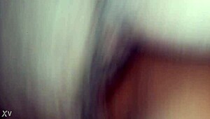 Bold ebony amateur deepthroats big cock in homemade scene