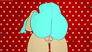 Hentai Statue of Liberty Rough Blowjob Scene