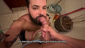 bearded man explores multiple connections in video