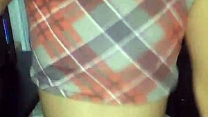 hot latina milf rides cock with panties aside