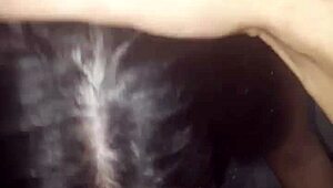 hot latina milf rides cock with panties aside