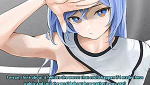 Minah Blackmails You in Hentai JOI with Sneakers and Socks