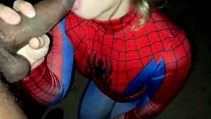 Hei wanita laba-laba pirang, bisa tangani bbc besar ini malam ini?