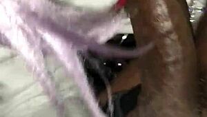 Hot hoe performs intense blowjob sucking action in steamy session