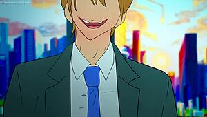 Hentai Statue of Liberty Rough Blowjob Scene