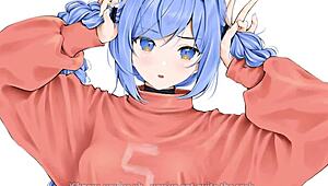 Minah Blackmails You in Hentai JOI with Sneakers and Socks