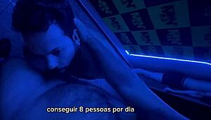 bearded man explores multiple connections in video