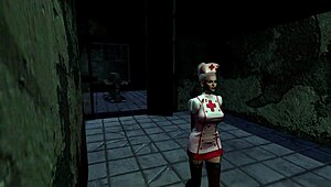 The Halloween Nurse in Hospital Costume