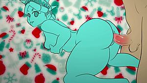 Hentai Statue of Liberty Rough Blowjob Scene