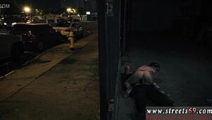 rough group makes passes at cute glasses-wearing gal