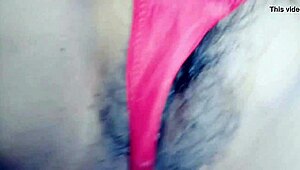 Look At My Wife In Her Red Thong! She's So Hot