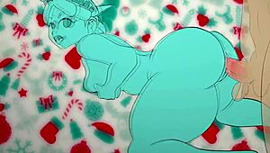 Hentai Statue of Liberty Rough Blowjob Scene