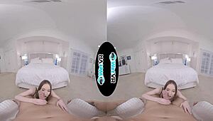 VR girlfriend's Valentine's Day surprise: Intense anal and deepthroat