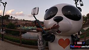 Asian teen's wild waterpark fun turns into hardcore sex.