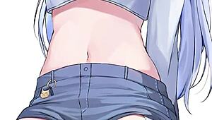 Minah Blackmails You in Hentai JOI with Sneakers and Socks