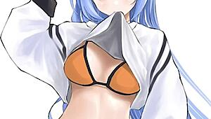 Minah Blackmails You in Hentai JOI with Sneakers and Socks