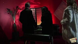 damn, two hot babes rob mobsters, get double penetrated, semen everywhere, didnt expect this!