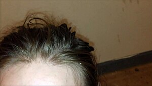 Thick Teen Gags on Huge Cock