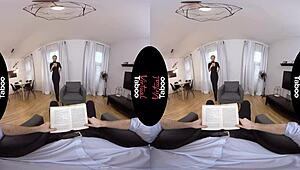 Shaved Babe Handles Monster Cock In Virtual Taboo Scene With Hairless Pussy