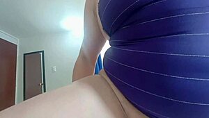 my stepsister gives the best blowjob, making me cum in her mouth and pussy part 1