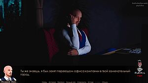 Blonde in Skirt Shows Upskirt Outdoors