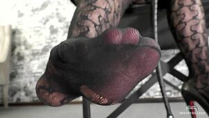 mistress legs in nylons close-ups compilation
