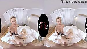 Shaved Babe Handles Monster Cock In Virtual Taboo Scene With Hairless Pussy