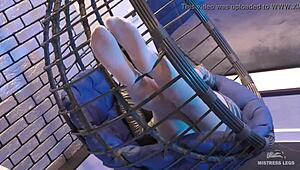 mistress legs in nylons close-ups compilation