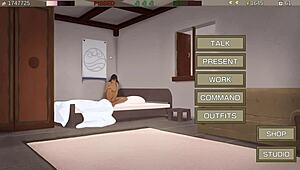 i can't stop watching this anime maid with her giant milky boobs lactating all over the place, it's driving me crazy with desire