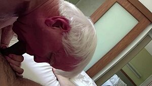 horny grandpa sucks 38 year old man like girlfriend