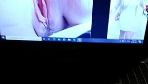 i made a tribute for my friend chicky magdalena with masturbation and cumshot 😍