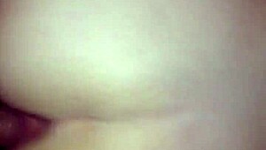 Big cock stretches tight pussy leading to creamy creampie explosion