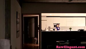 Stunning European lesbians dive into wild analplay!