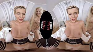 Shaved Babe Handles Monster Cock In Virtual Taboo Scene With Hairless Pussy