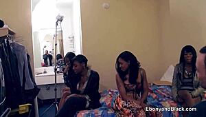 damn, nervous black amateur nails porn casting job!