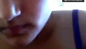 i can't stop thinking about my girlfriend's big boobs, searching on telegram for the full indian homemade couple video with her friend.