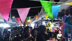 i'm a redhead babe with big tits walkin' alone to meet black cock