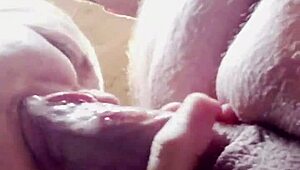 plump wife intensely sucks husband's big dick