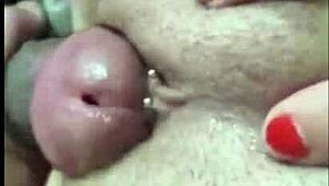 Old wife cheats on cuckold with boss, giving oral and cumshot