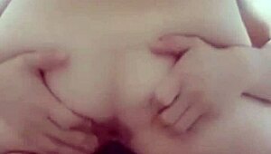 Asian sister Moto moans and whimpers for ejaculation - Caucasian cock filled with semen