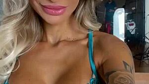 Man, Monika Fox teasing me before her pornshoot is crazy hot!