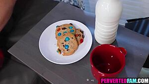 stepsister sucking stepbrother during christmas feels so intense